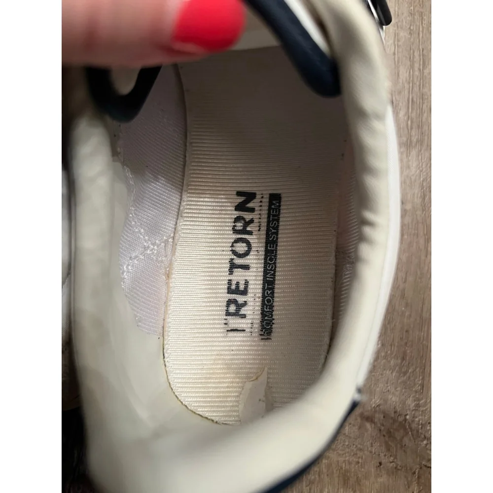 Women's Tretorn Kristine Sneakers Size 7 White Navy - Picture 13 of 14